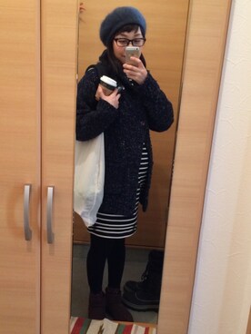 「カウチン」｜charさん（レディース・160cm）の春コーディネート