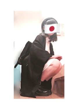 「和服」｜「アイテム（ハンチング/ベレー帽）」を使った、のゑ ちゃんさん（レディース・157cm）の秋コーディネート