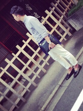 「letroyes」｜satoshi moriさん（メンズ・173cm）の夏コーディネート