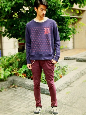 「BEN DAVIS/PROJECT LINE（ベンデイビスプロジェクトライン）のアイテム」を使った、リョウさん（メンズ・175cm）の夏コーディネート