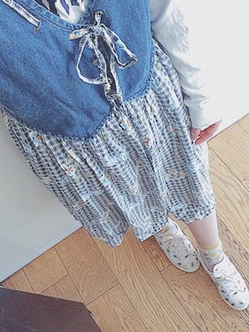 「美容室」｜「アイテム（ワンピース）」を使った、aikoさん（レディース・162cm）の春コーディネート