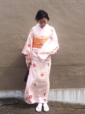 「和装小物」｜stylist komakiさん（レディース・162cm）の春コーディネート