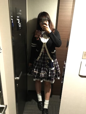 「axes femme（アクシーズファム）のアイテム（ブルゾン）」を使った、羽川大魔王さん（レディース・168cm）の春コーディネート