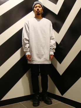 「TOPMAN（トップマン）のアイテム」を使った、かじさん（メンズ・177cm）の秋コーディネート
