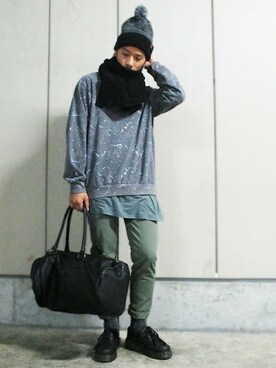 「TOPMAN（トップマン）のアイテム」を使った、かじさん（メンズ・177cm）の秋コーディネート