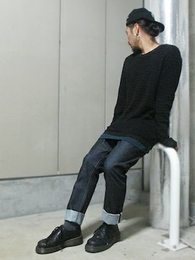 「TOPMAN（トップマン）のアイテム」を使った、かじさん（メンズ・177cm）の秋コーディネート