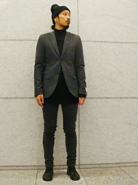 「TOPMAN（トップマン）のアイテム」を使った、かじさん（メンズ・177cm）の秋コーディネート