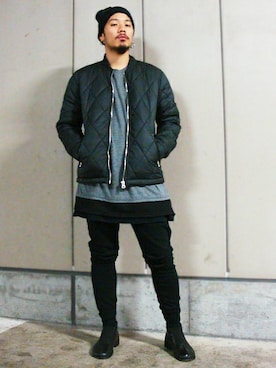「TOPMAN（トップマン）のアイテム」を使った、かじさん（メンズ・177cm）の秋コーディネート
