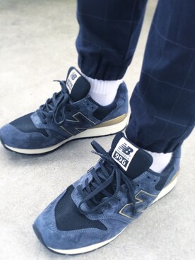 「NEW BALANCE（ニューバランス）のNew Balance ニューバランス ライフスタイルシューズ MRL996AN NAVY(AN)（スニーカー）」を使った、りょ〜やさん（メンズ・170cm）の秋コーディネート
