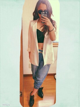 のぴのぴさん（レディース・157cm）の春コーディネート