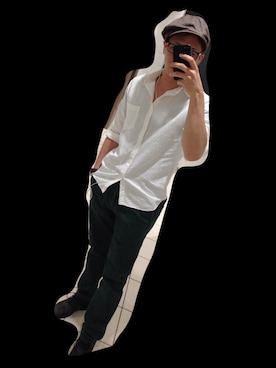 「HAMNETT（ハムネット）のアイテム（その他シューズ）」を使った、N.Yさん（メンズ・165cm）の秋コーディネート