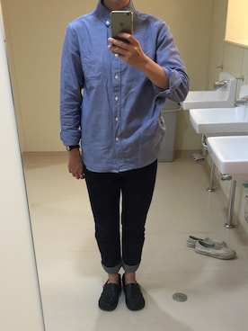 「NU（NANO universe）（ヌー）のアイテム」を使った、K  R  Mさん（レディース・154cm）の秋コーディネート