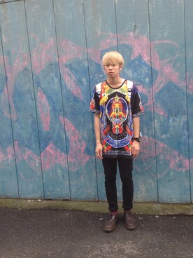 「macromauro（マクロマウロ）のアイテム（財布/小物）」を使った、新井航  OCEAN TOKYOさん（メンズ・177cm）の夏コーディネート