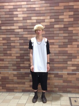 「macromauro（マクロマウロ）のアイテム（財布/小物）」を使った、新井航  OCEAN TOKYOさん（メンズ・177cm）の夏コーディネート