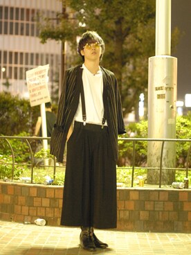 「アイテム（その他トップス）」を使った、新井航  OCEAN TOKYOさん（メンズ・177cm）の秋コーディネート