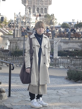 「Marc by Marc Jacobs（マークバイマークジェイコブス）のアイテム（アクセサリー）」を使った、新井航  OCEAN TOKYOさん（メンズ・177cm）の冬コーディネート