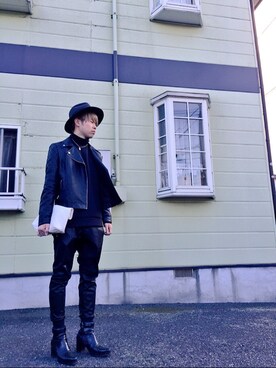 新井航  OCEAN TOKYOさん（メンズ・177cm）の冬コーディネート