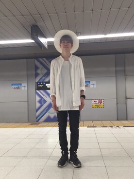 新井航  OCEAN TOKYOさん（メンズ・177cm）の夏コーディネート