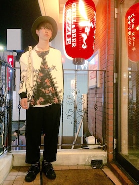「DANKE SCHON（ダンケシェーン）のアイテム（シューズ）」を使った、新井航  OCEAN TOKYOさん（メンズ・177cm）の秋コーディネート
