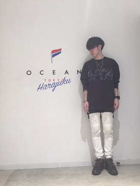 「DANKE SCHON（ダンケシェーン）のアイテム（シューズ）」を使った、新井航  OCEAN TOKYOさん（メンズ・177cm）の秋コーディネート