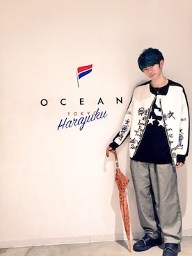 「DANKE SCHON（ダンケシェーン）のアイテム（シューズ）」を使った、新井航  OCEAN TOKYOさん（メンズ・177cm）の秋コーディネート