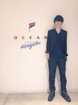 「DANKE SCHON（ダンケシェーン）のアイテム（シューズ）」を使った、新井航  OCEAN TOKYOさん（メンズ・177cm）の秋コーディネート