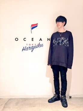 「DANKE SCHON（ダンケシェーン）のアイテム（シューズ）」を使った、新井航  OCEAN TOKYOさん（メンズ・177cm）の秋コーディネート