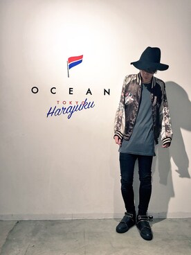 「DANKE SCHON（ダンケシェーン）のアイテム（シューズ）」を使った、新井航  OCEAN TOKYOさん（メンズ・177cm）の冬コーディネート