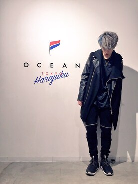 新井航  OCEAN TOKYOさん（メンズ・177cm）の冬コーディネート