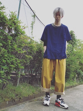 「SASQUATCHfabrix.（サスクワァッチファブリックス）のアイテム」を使った、新井航  OCEAN TOKYOさん（メンズ・177cm）の夏コーディネート