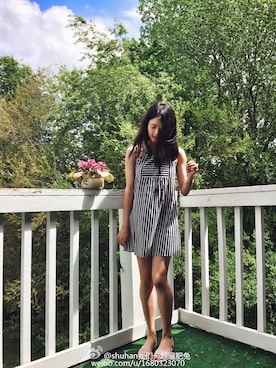 「jcrewのアイテム（ドレス、その他）」を使った、有只肥兔儿さん（レディース・165cm）の冬コーディネート