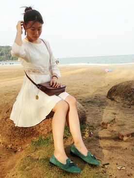 「Santa Barbara Polo & Racquet Club（サンタ・バーバラ・ポロ & ラケット・クラブ）のアイテム」を使った、Rachy-Rachyさん（レディース・168cm）の春コーディネート