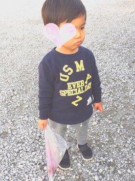 kzsuuuさん（キッズ・90cm）の冬コーディネート