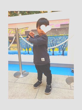 kzsuuuさん（キッズ・100cm）の冬コーディネート