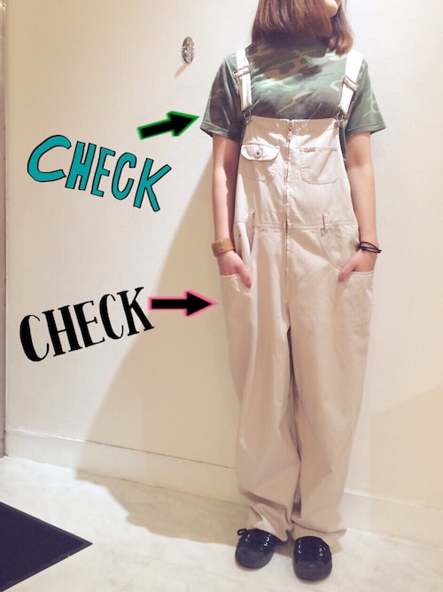 Shirayuriiiiiii つなぎ オールインワンを使ったコーディネート Wear