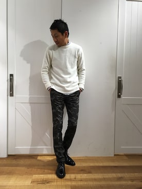 「MYSELF ABAHOUSE（マイセルフアバハウス）のアイテム」を使った、ToruFukumotoさん（メンズ・175cm）の秋コーディネート