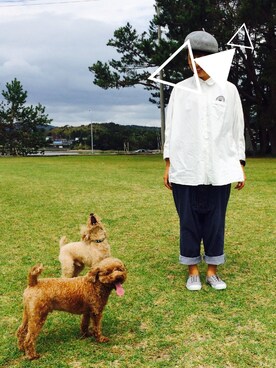 「さんぽ」｜「アイテム（その他）」を使った、はつきさん（レディース・160cm）の秋コーディネート