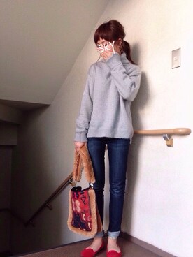 skyさん（レディース・153cm）の冬コーディネート