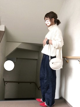 「UP START（アップスタート）のアイテム」を使った、skyさん（レディース・153cm）の秋コーディネート