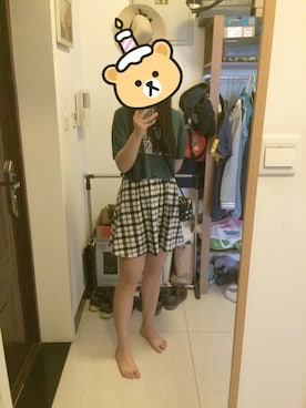 「こどもの日」｜「アイテム（スカート）」を使った、kasu.さん（レディース・168cm）の夏コーディネート