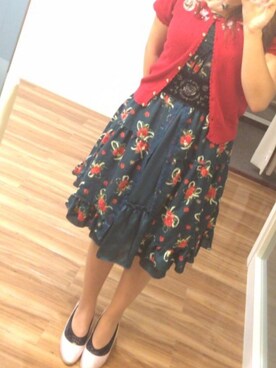 「no brand（ノーブランド）のアイテム（シューズ、ピンク系）」を使った、☆Ma★さん（レディース・153cm）の夏コーディネート