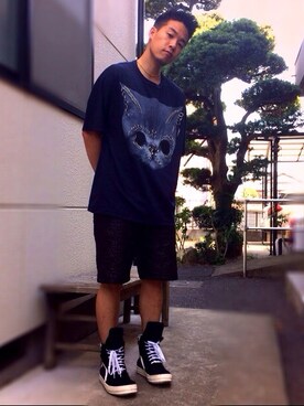 「SHAUN SAMSON（ショーンサムソン）のアイテム」を使った、Keitaさん（メンズ・175cm）の夏コーディネート