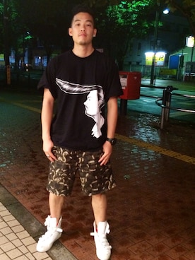 「DANIEL PALILLO（ダニエル パリッロ）のアイテム（トップス）」を使った、Keitaさん（メンズ・175cm）の夏コーディネート