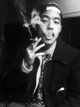 「D&G（ディーアンドジー）のアイテム（スウェット）」を使った、Keitaさん（メンズ・175cm）の秋コーディネート