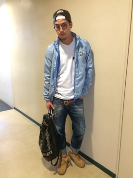 「DSQUARED2（ディースクエアード）のアイテム（その他パンツ）」を使った、Keitaさん（メンズ・175cm）の秋コーディネート