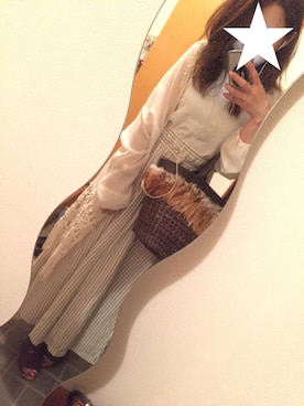 「プチプラミックス」｜a.z.uさん（レディース・160cm）の夏コーディネート