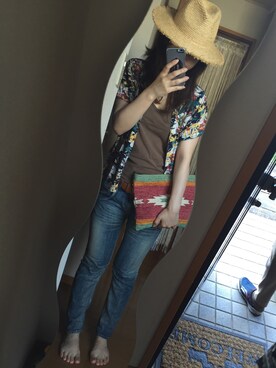 a.z.uさん（レディース・160cm）の夏コーディネート