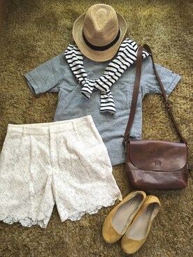 まるちゃんさん（レディース・157cm）の夏コーディネート