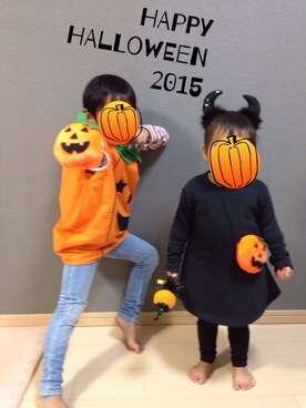 「toridory（トリドリー）のアイテム」を使った、となかいさん（キッズ・110cm）の秋コーディネート