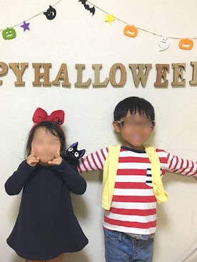 となかいさん（キッズ・100cm）の秋コーディネート